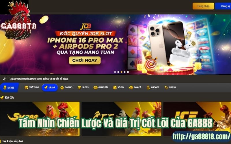 Tầm Nhìn Chiến Lược Và Giá Trị Cốt Lõi Của GA888